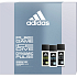 Adidas Pure Game perfumed deodorant glass 75 ml + Ice Dive perfumed deodorant glass 75 ml + Dynamic Pulse perfumed deodorant glass 75 ml, cosmetic set for men