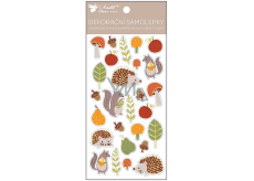 Plastic stickers Forest 10 x 21,5 cm