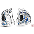 Charm Sterling silver 925 Disney Ice Kingdom, horse Nokk, bead on bracelet movie