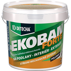 Detecha Ekoban Forte wood and concrete paint, gray, 15 kg