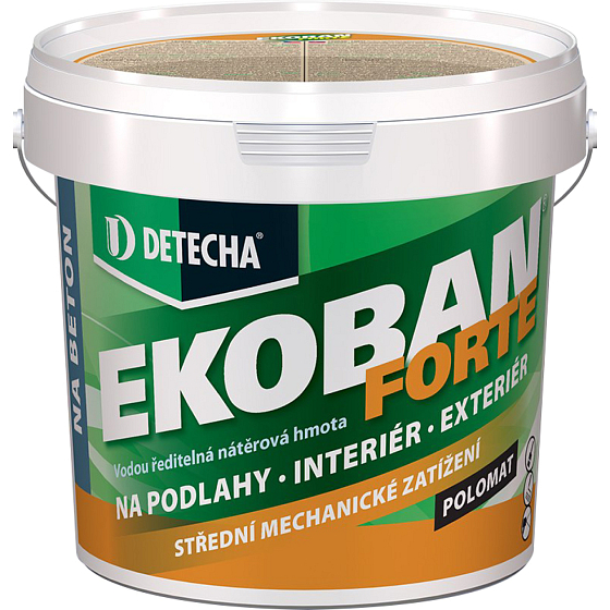 Detecha Ekoban Forte wood and concrete paint, gray, 15 kg