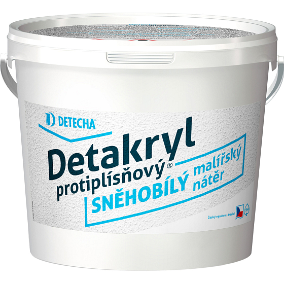 Detakryl anti-mold snow-white paint, 5 kg