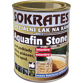Sokrates Aquafin Stone matt varnish for absorbent substrates, 700 g