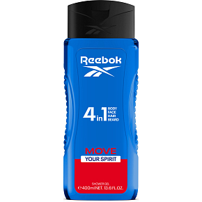 Reebok Men Move Your Spirit Shower Gel 4in1, 400 ml