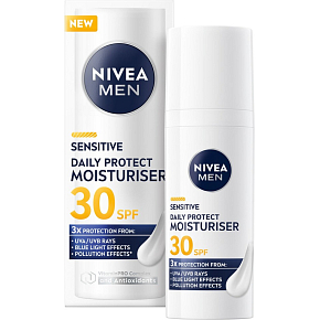 Nivea Men Sensitive Protective Facial Cream SPF30 50ml