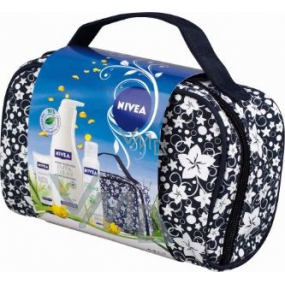 Nivea Kaznatural body lotion 400 ml + hand cream 100 ml + deodorant spray 150 ml + bag, for women cosmetic set