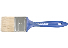 Spokar Flat Brush 81215, plastic handle, clean bristle, size 1