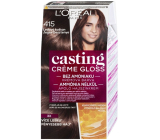 Loreal Paris Casting Creme Gloss Hair Color 415 Icy Chestnut