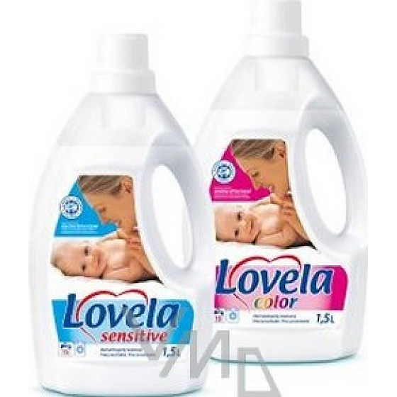 Lovela Sensitive liquid detergent 1,5 l + Lovela Color for colored laundry 1,5 l