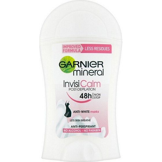 Garnier Mineral Invisi Calm antiperspirant deodorant stick for women 40 ml