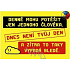 Nekupto Humorous Sign Today is not your day 15x10 cm 1 piece