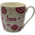 Nekupto Twister mug named Jana pink 0.4 liters