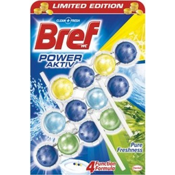 Bref Power Aktiv 4 Formula Pure Freshness WC block 3 x 50 g