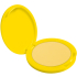 Dermacol Neon Hair Powder color hair powder 01 Yellow 2.2 g