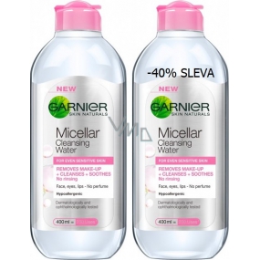 Garnier Skin Naturals micellar water for sensitive skin 2 x 400 ml