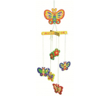 Wooden rocking puzzle 01 Butterflies for hanging 20 x 15 cm