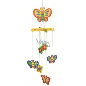 Wooden rocking puzzle 01 Butterflies for hanging 20 x 15 cm