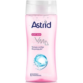 DÁREK Astrid Soft Skin Zjemňující čisticí pleťová voda suchá a citlivá pleť 200 ml
