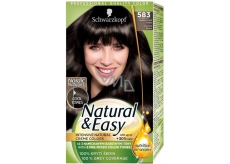Schwarzkopf Natural & Easy barva na vlasy 583 Ledový tmavě hnědý