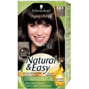 Schwarzkopf Natural & Easy hair color 583 Ice dark brown