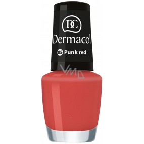 Dermacol Nail Polish Mini Summer Collection nail polish 05 Punk Red 5 ml
