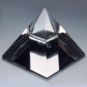 Glass pyramid smooth crystal 50 mm
