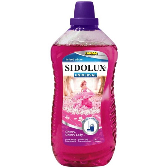 Sidolux Universal Cherry Cherry Lady detergent for all washable surfaces and floors 1 l
