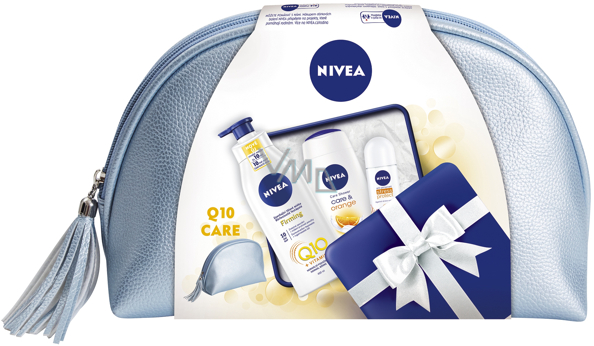 Nivea Firming Body Lotion Q10 + Vitamin C 400 ml + Care & Orange Shower