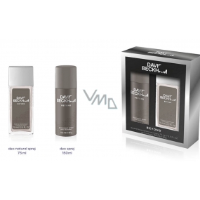 David Beckham Beyond perfumed deodorant glass for men 75 ml + deodorant spray 150 ml, cosmetic set