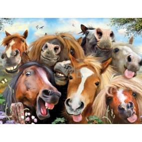 Prime3D poster Horses - Selfie 39.5 x 29.5 cm