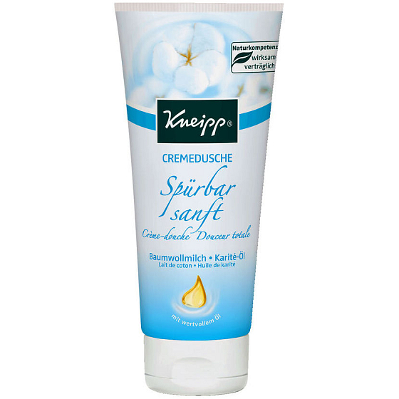 Kneipp Soft as velvet with Shea oil and cottonseed oil shower gel 200 ml