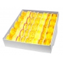 Ditipo Fabric Ribbon with Wire Yellow Orange, Stripe 3 m x 25 mm