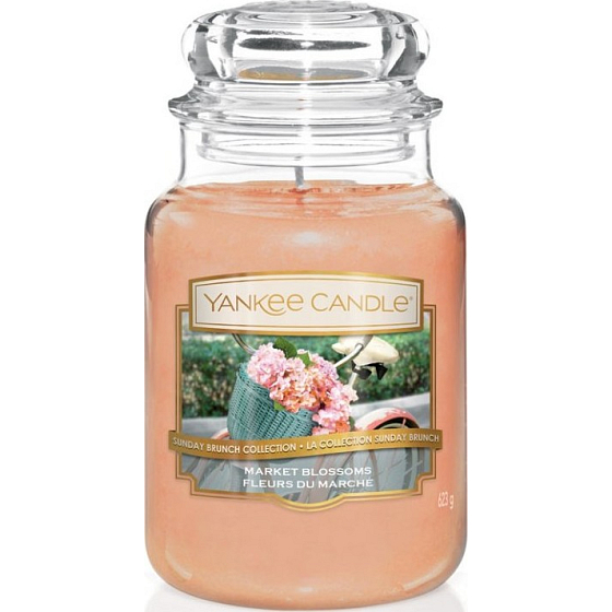 Yankee Candle Market Blossoms - Classic market scented candle Classic large glass 623 g