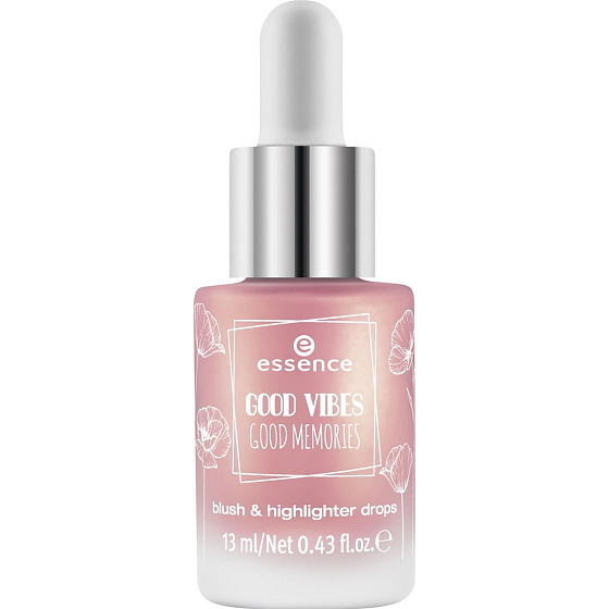 Essence Good Vibes Good Memories liquid blush and brightener 01 Bloom Day by Day 13 ml