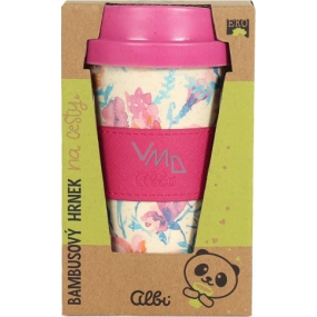 Albi Bamboo Travel Mug Watercolor Flowers 450 ml