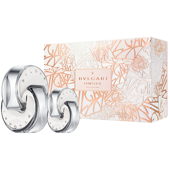Bvlgari Omnia Crystalline eau de toilette for women 65 ml + eau de toilette for women 15 ml, gift set