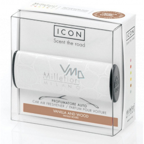 Millefiori Milano Icon Vanilla & Wood - Vanilla and Wood car scent Urban white smells up to 2 months 47 g