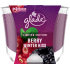 Glade Berry Winter Kiss with the scent of blackberries and cranberries scented large candle in a glass, burning time up to 52 hours 224 g