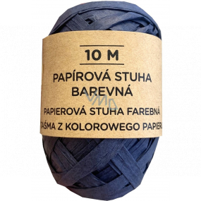 Albi Raffia natural paper ribbon Blue 10 m