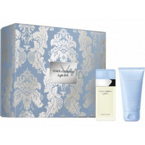 Dolce & Gabbana Light Blue eau de toilette for women 25 ml + shower gel 50 ml, gift set for women