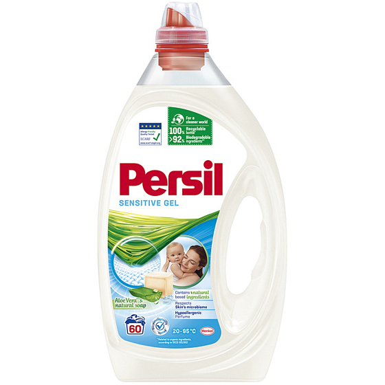 Persil Sensitive liquid washing gel for sensitive skin 60 doses 3 l