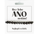 Albi Beaded bracelet Without you yes I won't give The best witness 21 cm