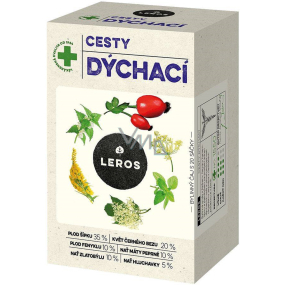 Leros Pathways respiratory herbal tea for respiratory health and immune support 20 x 1.5 g