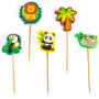 Albi Cake Candles Set - Jungle 2,5 cm 5 pieces
