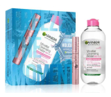 Maybelline Lash Sensational Sky High Mascara + Garnier Skin Naturals Micellar Water for Sensitive Skin 400 ml, cosmetic set for women