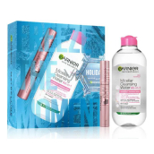 Maybelline Lash Sensational Sky High Mascara + Garnier Skin Naturals Micellar Water for Sensitive Skin 400 ml, cosmetic set for women