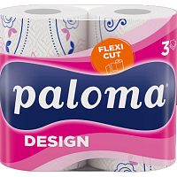 Paloma 3-ply Paper Towels Design & Flexi, 2 pcs, 16 m