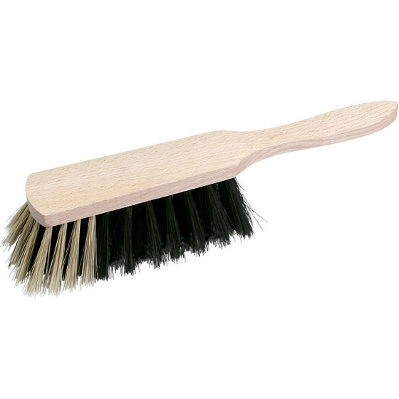 Spokar Hand brush - horsehair, unpainted wooden body, 5206/411