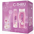 C-Thru Pearl Garden deodorant 150 ml + shower gel 250 ml, cosmetic set for women