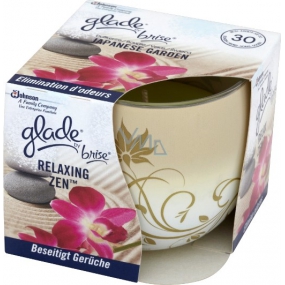 Glade by Brise Japanese garden scented candle in glass, burning time up to 30 hours 120 g